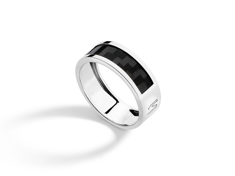 Joia dia dos pais: Anel masculino da Julio Okubo com design moderno e acabamento sofisticado para diferentes estilos.